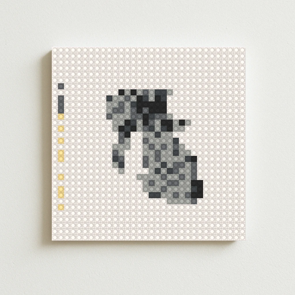 

Coldplay A Rush of Blood to the Head Album Cover Pixel Art Building Blocks Alternative Rock Britpop Music Fans Collection Home W