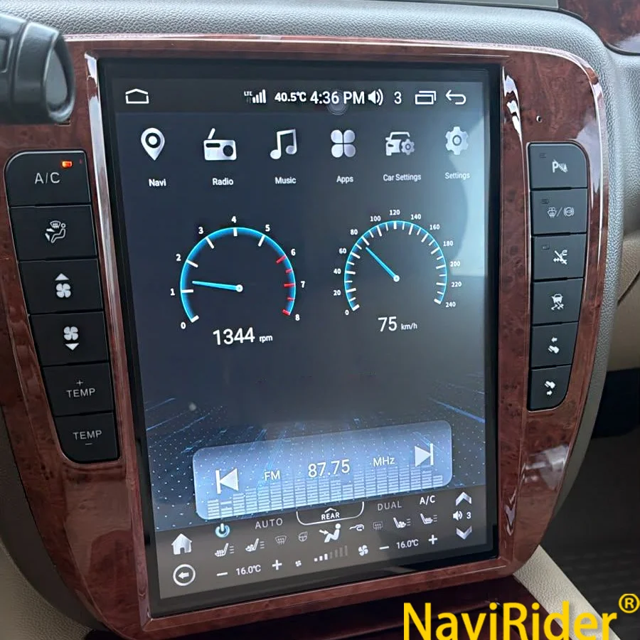 S 13inch Qled Screen For GMC Yukon Chevrolet Tahoe Silverado 2007-2014 Android Car Radio Player Carplay Stereo Tape Recorder