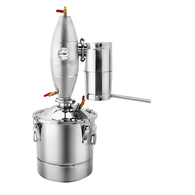 Stainless Steel Temperature Wine Making Boiler Water Alcohols Distiller Equipment