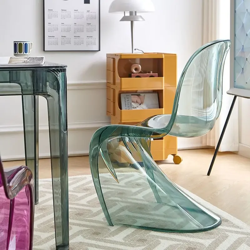 

Ins обеденные табуретки, прозрачные пластиковые стулья, бытовые технические книги, столы, стулья, уличный стул для переговоров, стул для ванной комнаты