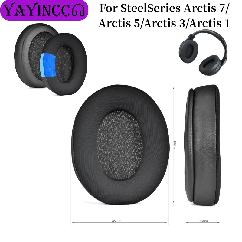 

Ice gel Ear Pads For SteelSeries Arctis 7/Arctis 5/Arctis 3/Arctis 1 Headphone Replacement High Quality Foam Pads repair parts