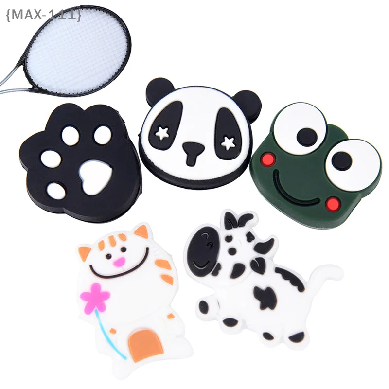 

【Ja】1 шт. Мультяшный виброгаситель для теннисной ракетки - силиконовый амортизатор для ракетки
