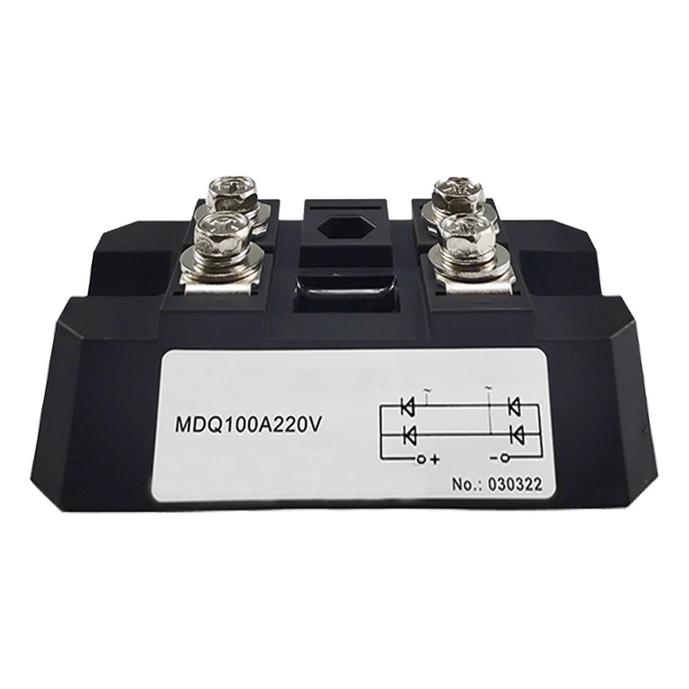 Jednofazowy moduł mostka prostowniczego AC do DC MDQ100A 12V 24V 36V 48V 60V 220V 1000V 1200V 1600V