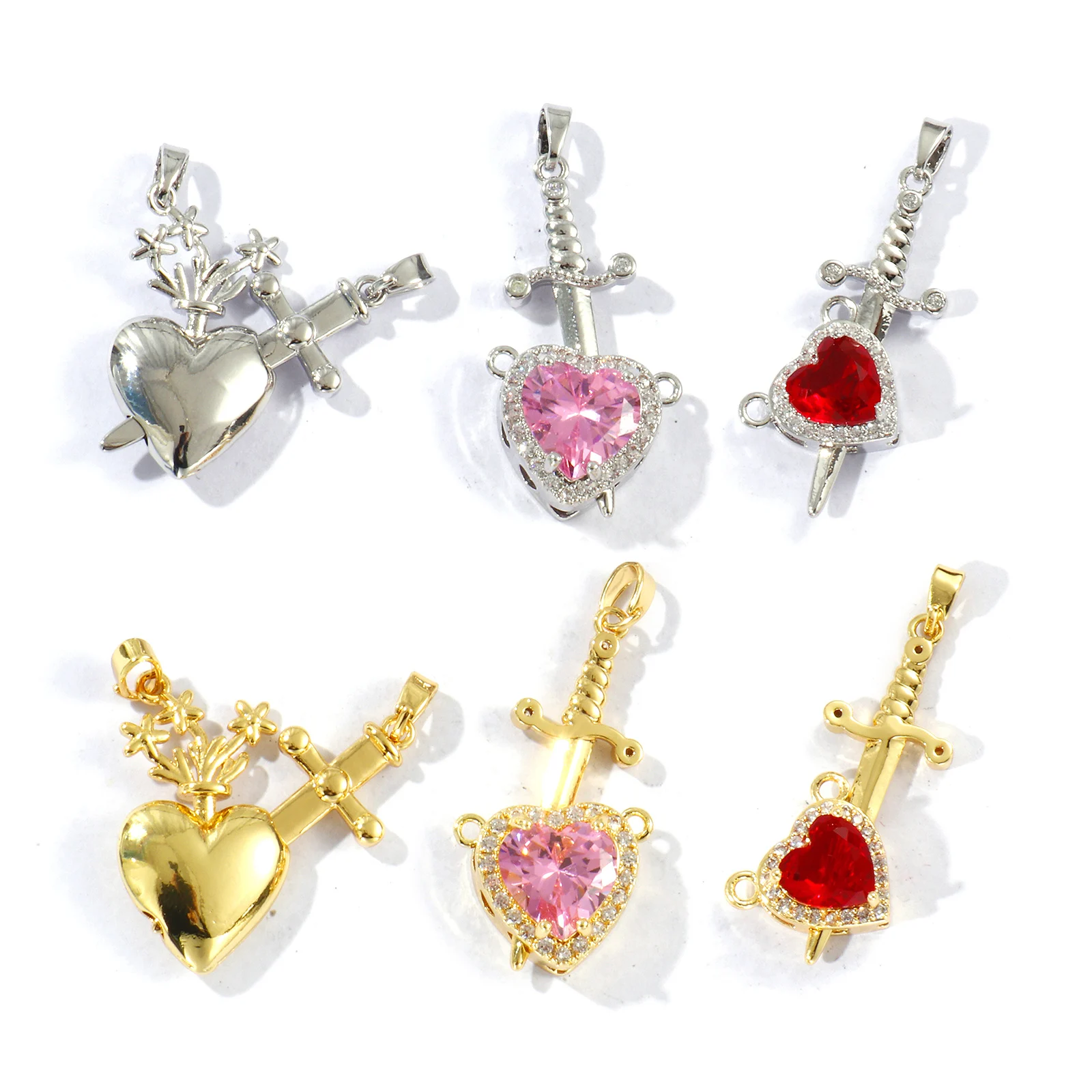 1Pc Brass Charms Mu…