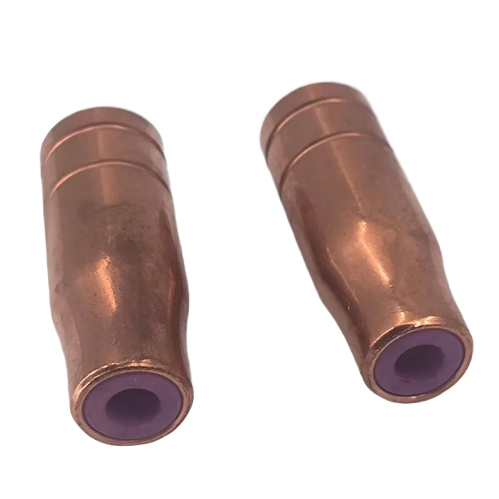 2 Pcs Welding Nozzles For MIG MAG Torch Type 14 15 15AK MB 15 Replacement Copper Ceramic Soldering Industrial Manufacturing