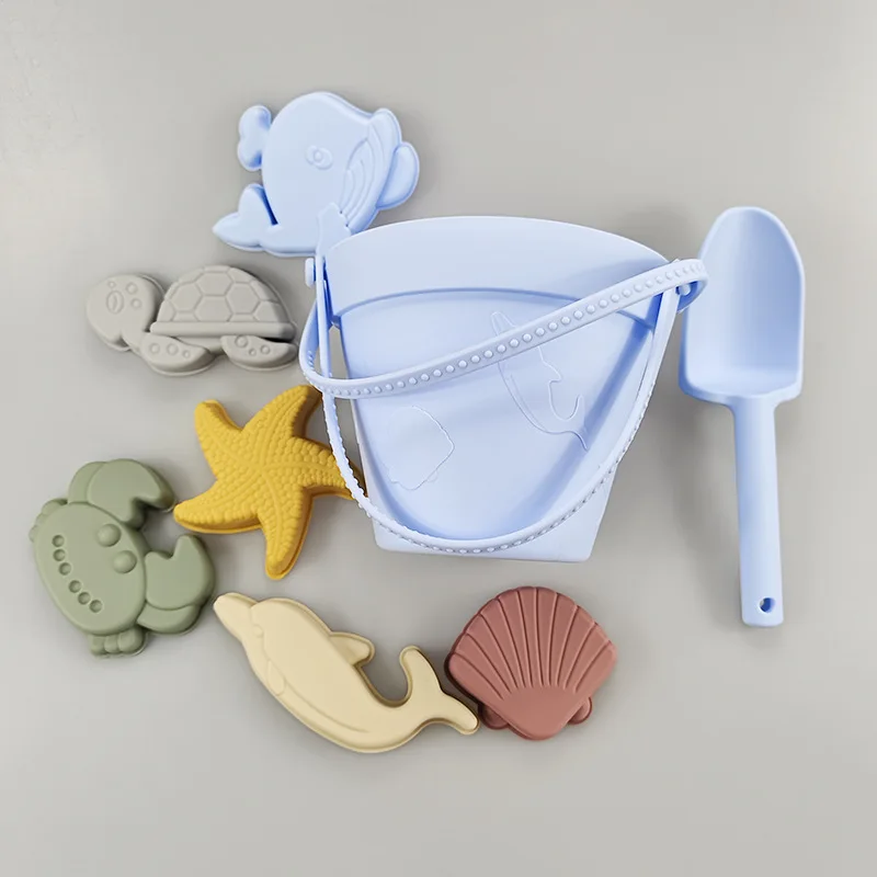 New Beach Toys For Kids Children Summer Toys With Cute Animal Model Ins Seaside Sand Mold Tools Sets Baby Bath Toy Kids Swim Toy