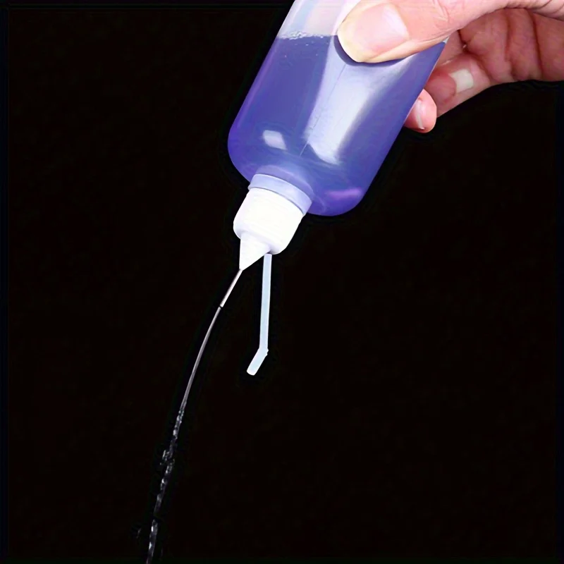10pcs Material Process Tool Empty Plastic Bottle, Glue Applicator Needle Tip Extrusion Bottle
