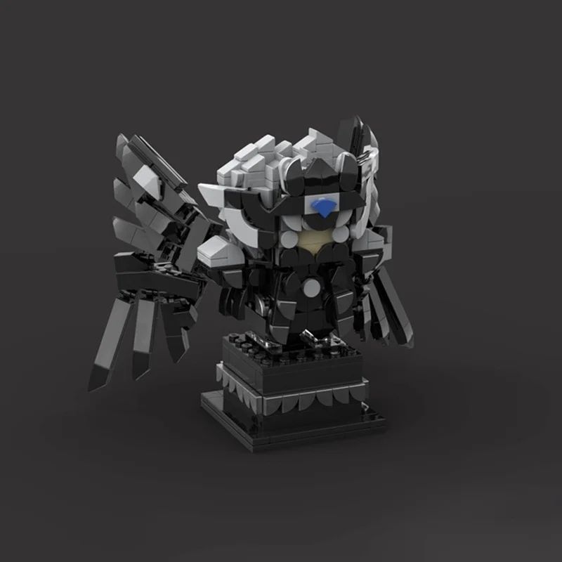 528 個 MOC タナトス ブリックヘッドズ モデルビルディングブロック建築おもちゃ組み立てアイデアクリスマスギフト教育レンガ子供