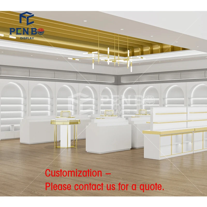 custom.One Stop Perfume Design Solution Custom Display Cabinets Shelves and Interior Layout Planning