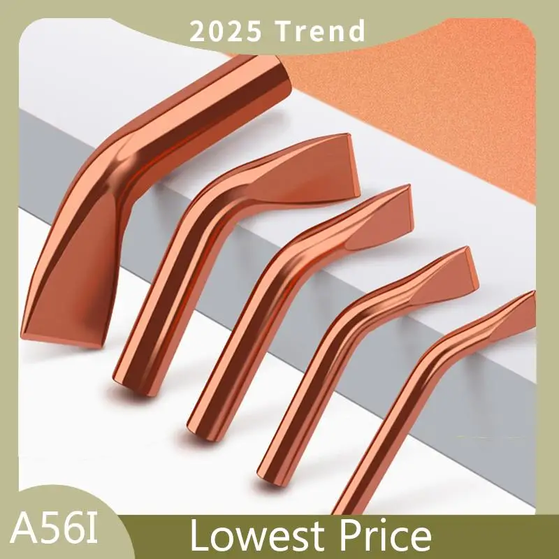 

ABDD 5Pcs Heat Electric Soldering Iron Tip 75W 100W 150W 200W 300W High Power Elbow Tip For Welding Tool Replacement Head