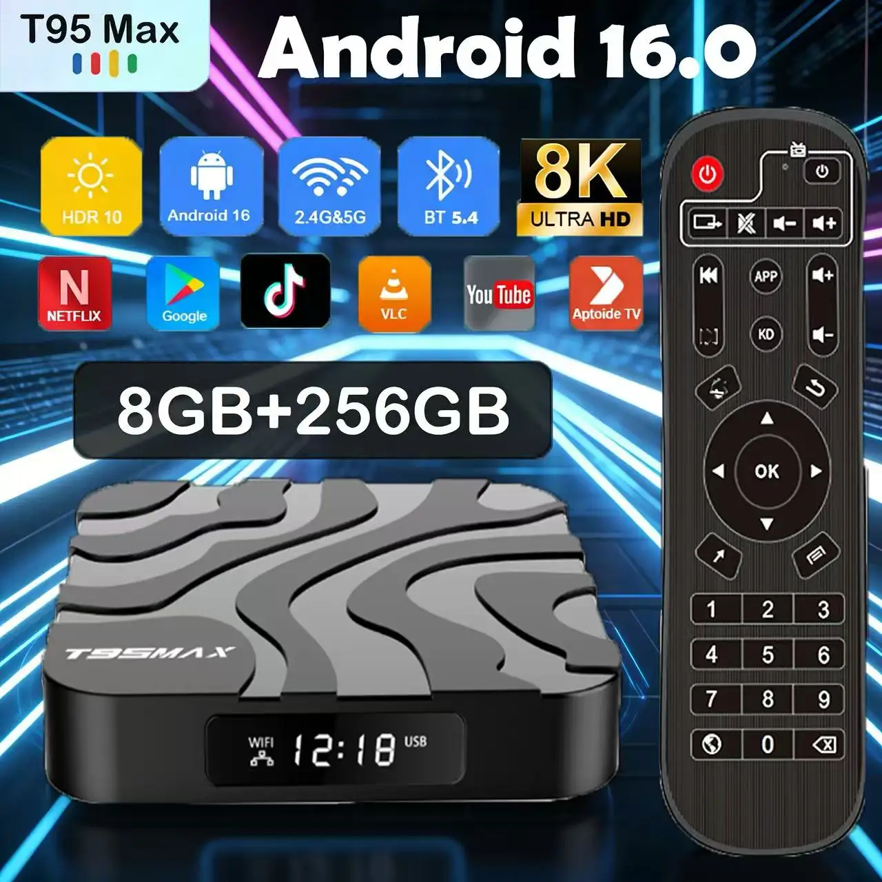 Smart Tv Box T95Max…