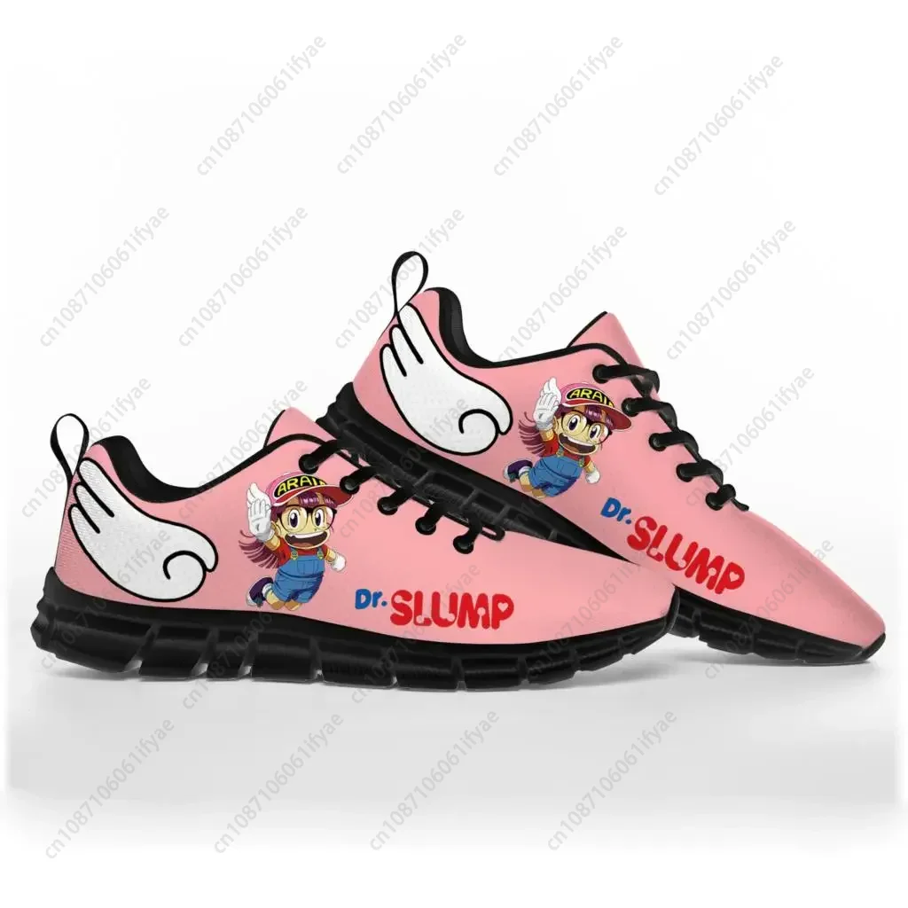 

Аниме Манга мультфильм Arale Dr Slump спортивная обувь мужские женские подростковые дышащие кроссовки на шнуровке на заказ Высококачественная обувь для пар