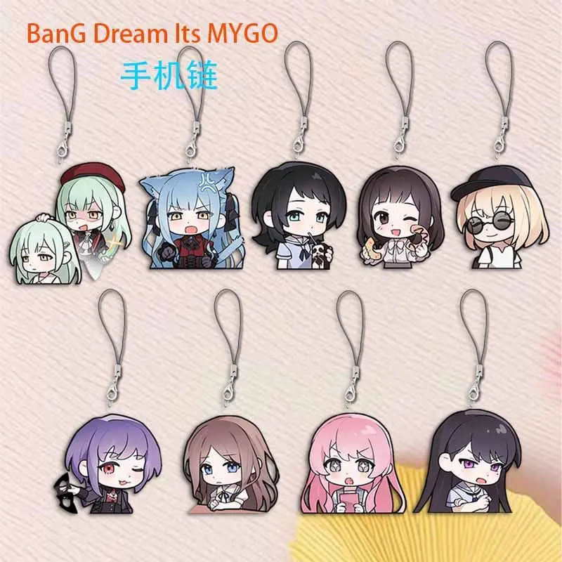 

Anime BanG Dream Phone Rope Chain Sakiko Togawa Anon Chihaya Cosplay Backpack Ornament Pendant Birthday Gifts Boys Girls