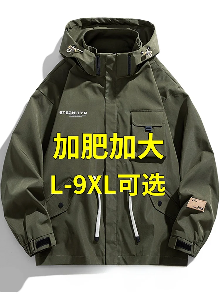 

Fce Lined Men's Jaet Spring Autumn Winter plus Size Big And Tall Men's Coat Youth ular Polyester Nylon Cosite Fiber