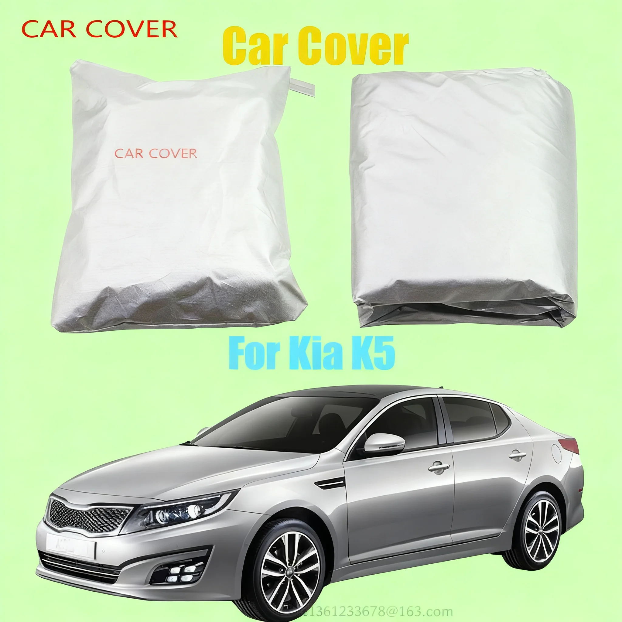 

Full Car Cover Outdoor Sun Shield Snow Rain Resistant Protection UV Anti Cover For Kia K5