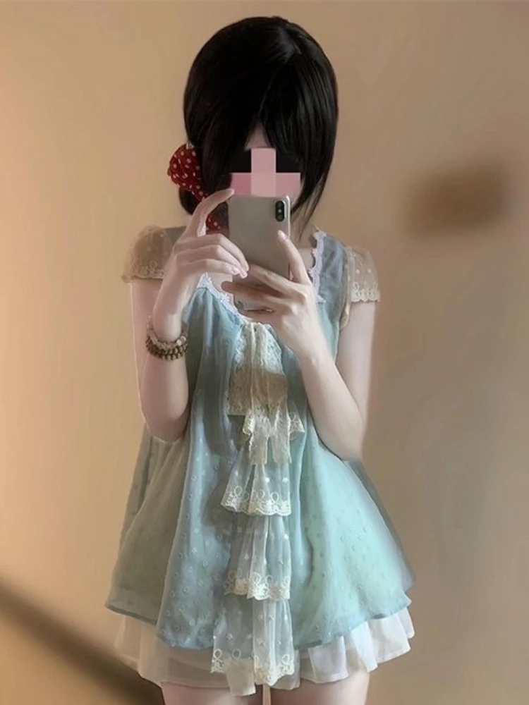 Elegante abito da resort vintage da donna slim fit dolce Y2k abbigliamento moda casual retrò con stampa floreale per lo stile delle vacanze estive