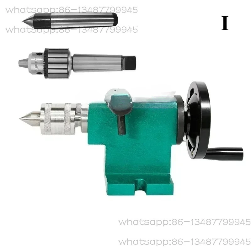 Small Lathe Tailstock Assembly - Retractable for Woodworking Bead Machine, DIY Movable Center Thimble Spindle Tail Top