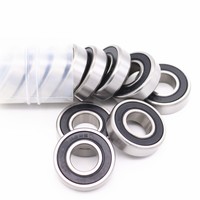 10pcs Bearing R8 R8RS R8-2RS 12.7X28.575X7.938 AXK 1/2”x1-1/8”x5/16” Ball Bearings Single Row ECONOMICO TAPAS DE HULE