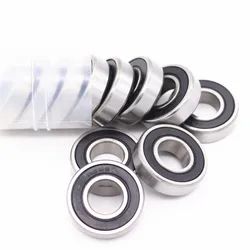 10pcs Bearing R8 R8RS R8-2RS 12.7X28.575X7.938 AXK 1/2”x1-1/8”x5/16” Ball Bearings Single Row ECONOMICO TAPAS DE HULE