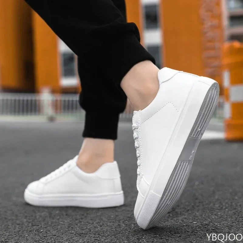 2026 Sommer Neue Weiße Schuhe für Herren – Schlichte und Modische Boardschuhe, Trendige und Vielseitige Freizeitschuhe für Herren in Übergrößen – Detail 10