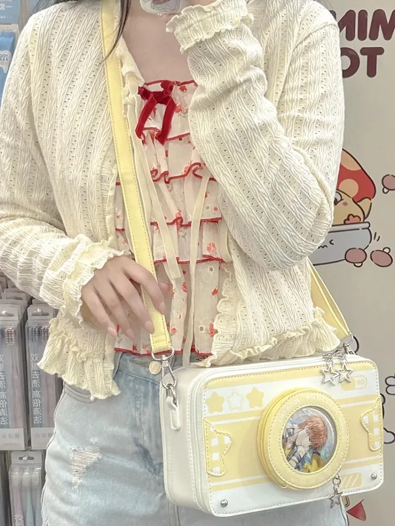 Ita Bag Chic Designed PU Crossbody Bag for Teenage Girls Sweet JK Uniform Shoulder Bag 2024 Cute Kawaii Сумка Bolsas Mujer