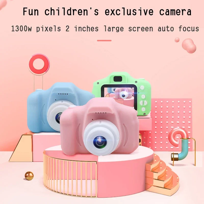 ZWN Children Digital Cameras 1080P HD Camera Video Toys 2 Inch Color Display Outdoor Camera SLR Camera Kid Toy+TF Memory Card