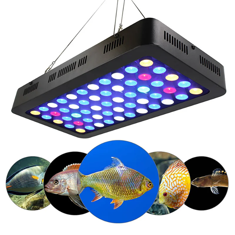 165W Dimmable Aquariums Lights Full Spectrum Reef Coral Light For Saltwater Freshwater Aquarium Fish Tank Aquatic Plants Light