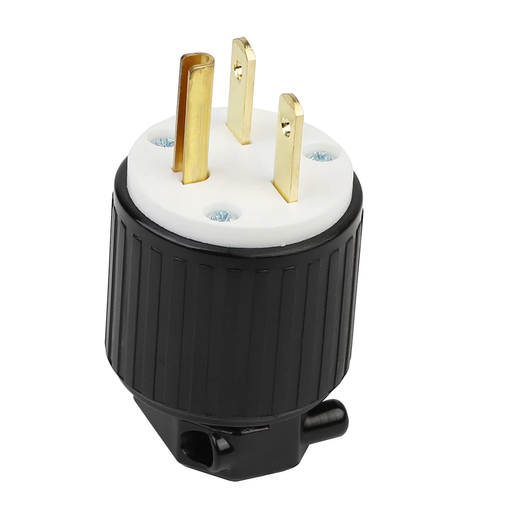 LK7615P US Industrial Connector American Nema 6-15P Male Plug 6-15R Female Socket Self-wiring Connector For Power Cord 15A 250V