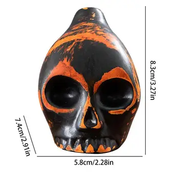 Aztec Whistle Halloween Death Aztec Screaming Loudest Whistle Prank Props Collectible Aztec Skull Art Decor Human Sounding 6