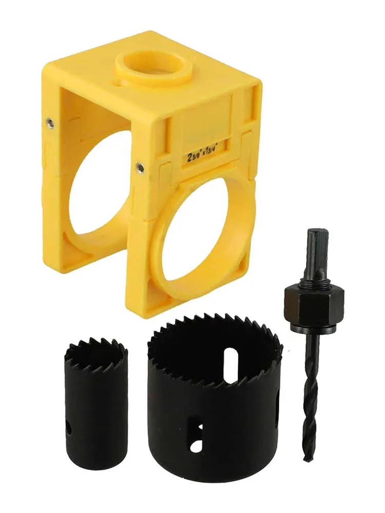 DIY Projects As Show Carbon Steel Hole Cutter Adjustable Guide Template Comprehensive Setup Long-lasting Materials