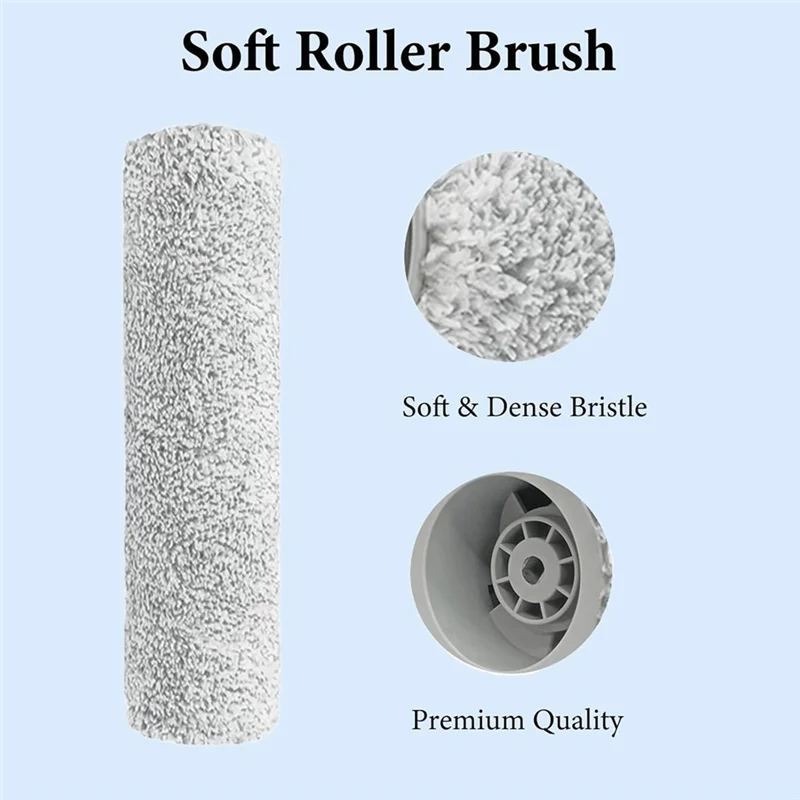 

ABVI-Main Roller Side Brush Dust Bag Andfilter Set Forecovacs Deebot X8 Pro Omni /DEX56 Foryeedi S1114 Vacuum Cleaner Replacemen