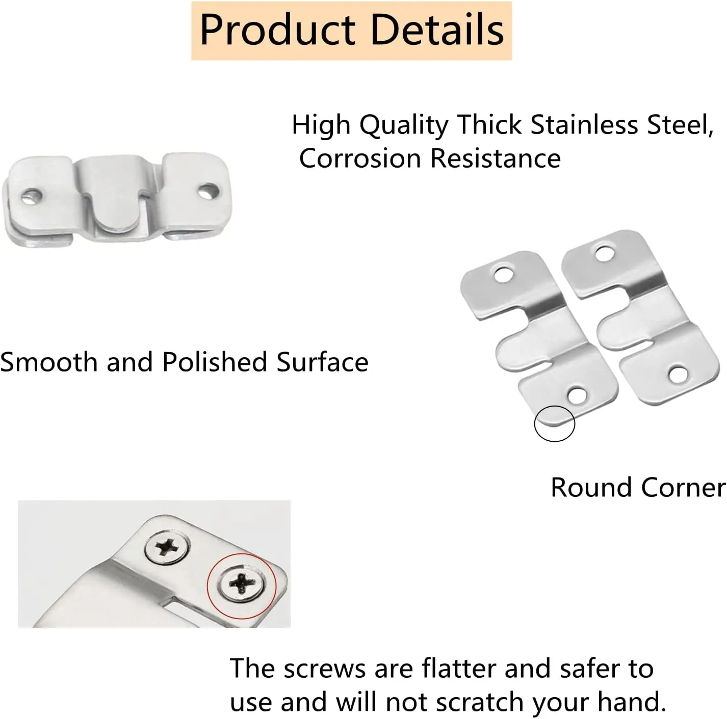 20 Chiếc Nặng Khung Ảnh Treo Tường Móc Treo Màn Hình Móc Mặt Cắt Sofa Giường Lồng Vào Nhau Gắn Chân Đế Đồ Nội Thất Cổng Kết Nối + Tặng Vít