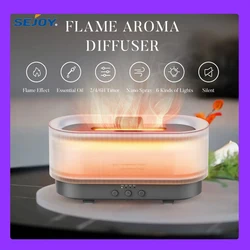 Sejoy Aroma Diffusor Luftbe feuchter Ultraschall Cool Mist Maker Fogger LED ätherische Öl Flamme Lampe Haushalts gerät