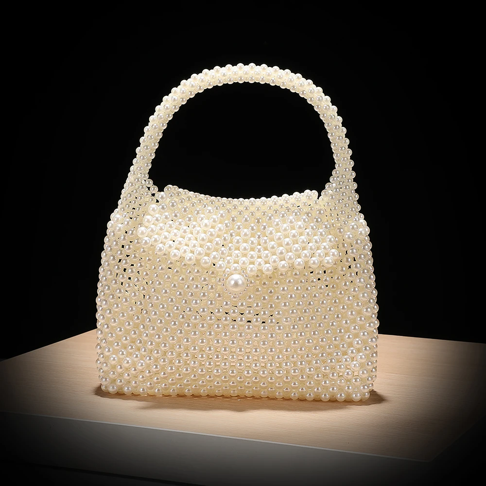 bolsa-de-mao-artesanal-com-perolas-e-conchas-elegante-para-viagem-casamento-festa-e-jantar-linda-bolsa-clutch-feminina-tecida-a-mao
