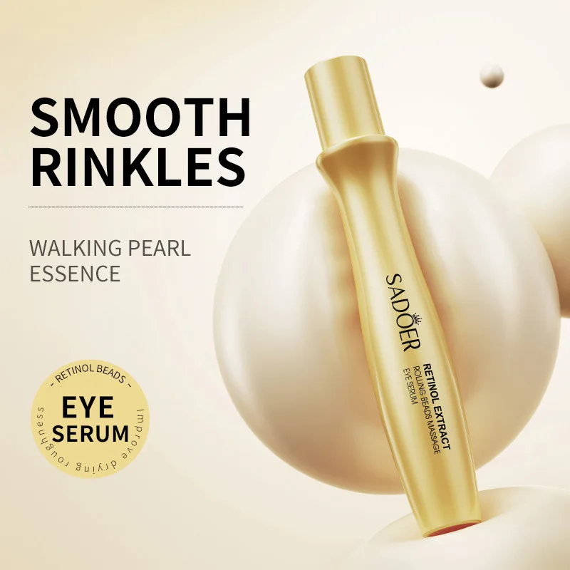 Retinal Rolling Beads Eye Cream Eye Bag Improve Wrinkles Firming Dark Circle Puffiness Brightening Moisturizing Beauty Eye Care