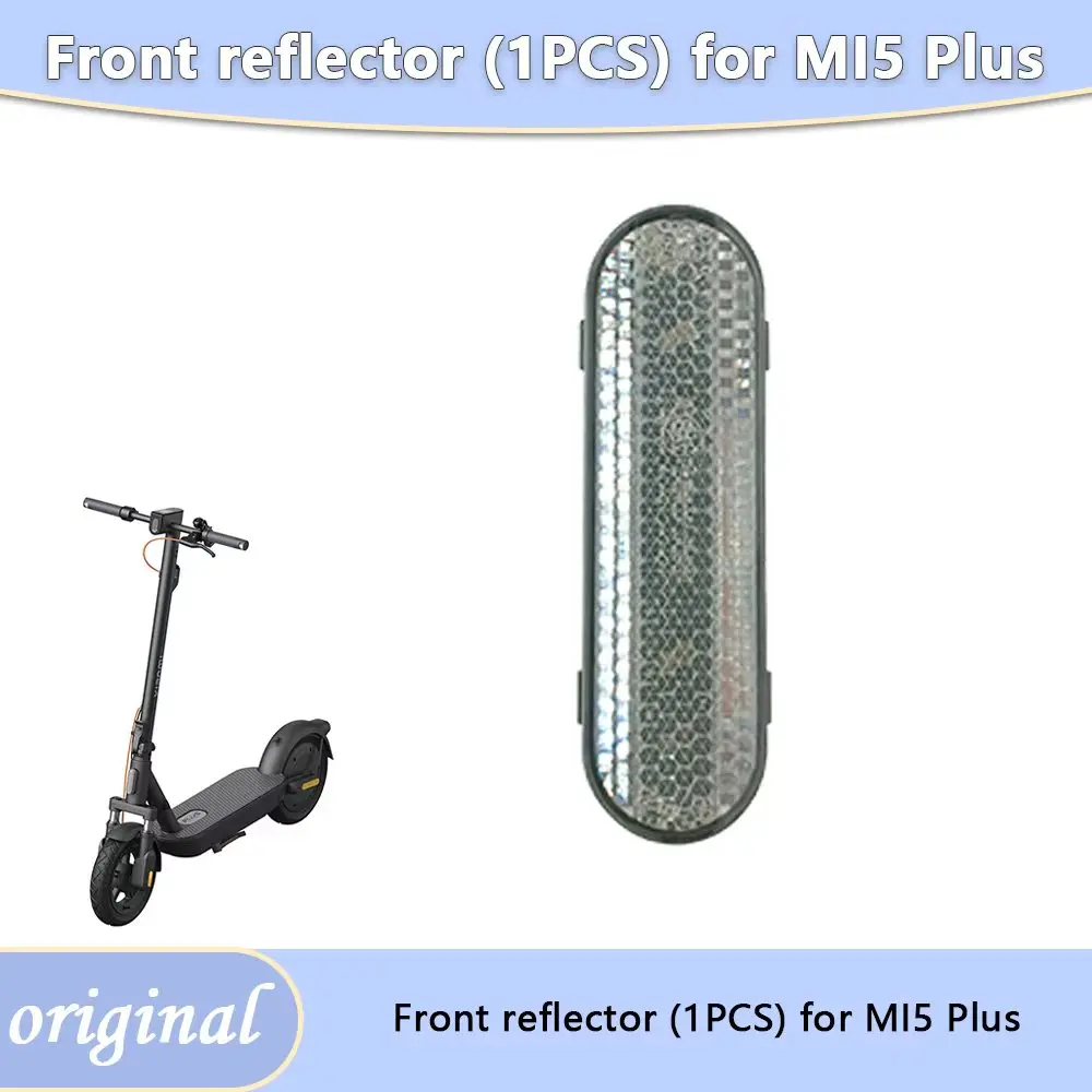 ​​Electric Scooter ​Front Reflective Strap Stickers Sliver For XM Mi5 Plus Accessories Safety Decoration Night Reflector