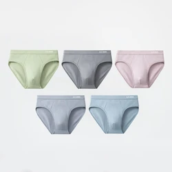 High Quality Men's Stripe 95% Cotton Briefs Sexy Trendy Breathable Underwear Underpants Short Panties