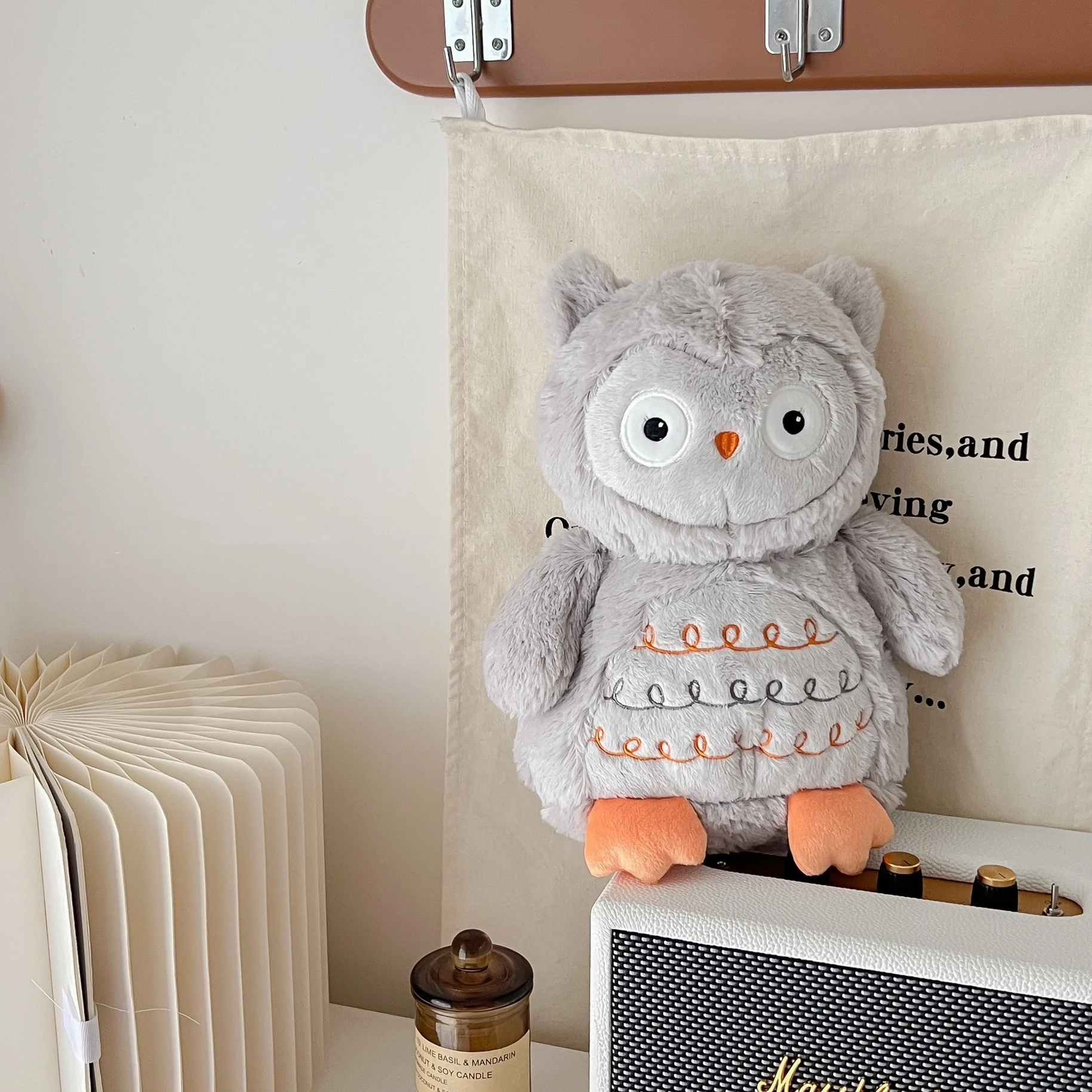 26cm Cute Owl Plush Toys Kawaii Cartoon Nighthawk Doll Soft Simulation Stuffed Eagle Animal Sleep Pillow Xmas Gift for Kids