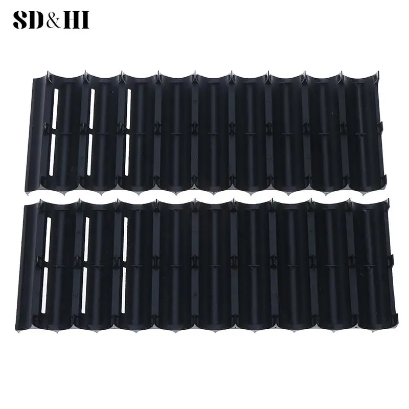 1pc Battery Holder Battery Spacer Holder 10x Cell Plastic for18650 Cylindrical Cell Bracket Stand