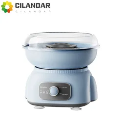 220V Children's DIY Cotton Candy Maker Small Household Low-Noise Food Grade PP Material Cotton Candy Machine for Kids