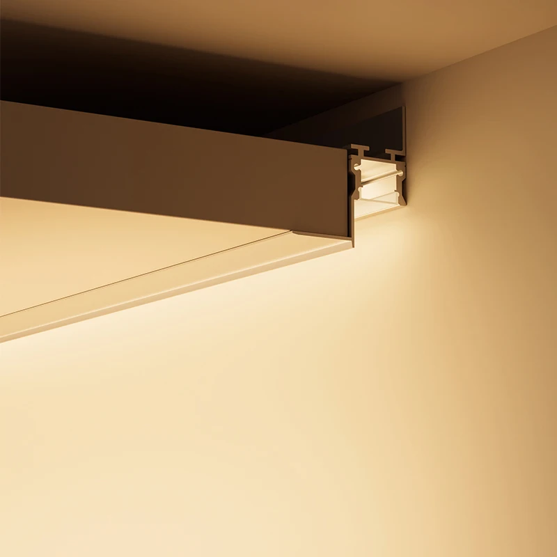 0.5m/1m Ceiling LED Aluminum Profile Embedded Led Hard Strip Light Luminous Linear Decorative Indoor Lighting Channel Lamps