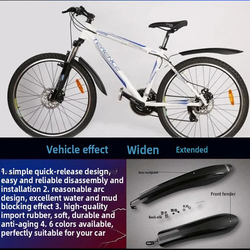 Bike Mudguard Set Quick Releas - Fender Mudguard Set review and price