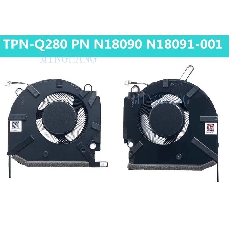 M   New for HP OMEN 16-n0023dx 16-n0033dx 16-n0797nr CPU GPU Cooling Fan DC5V
