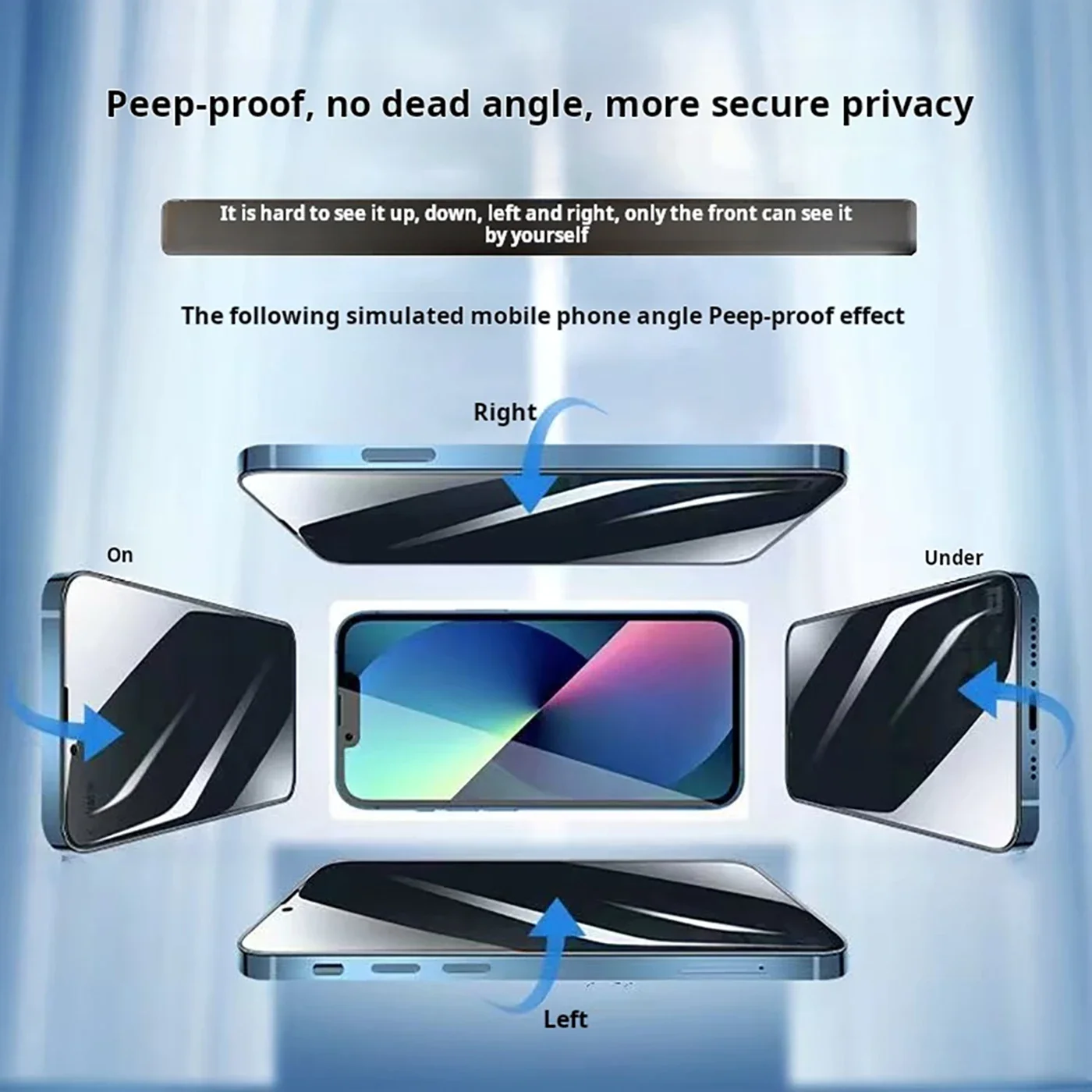 1Pcs Anti Spy Tempered Glass for Apple 8 Plus SE 2022 Privacy Screen Protector IPhone 15 14 11 Pro XS Max X XR 13 12 Mini Film