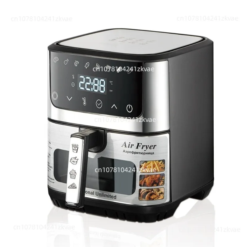 

Air Fryer Large Capacity Multifunctional Smart Home Digital Display Electric Fryer 6.5L Oil-free