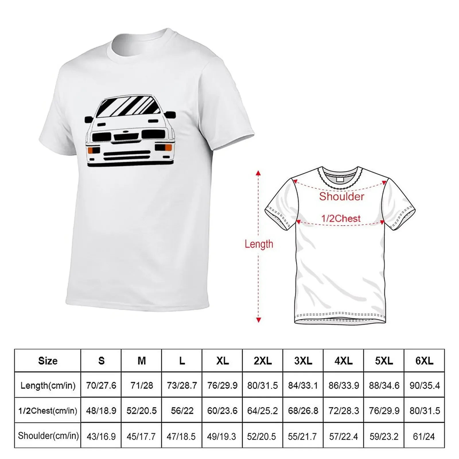 sierra cosworth rs500 T-Shirt plain vintage t shirts baggy shirts heavyweight t shirts for men