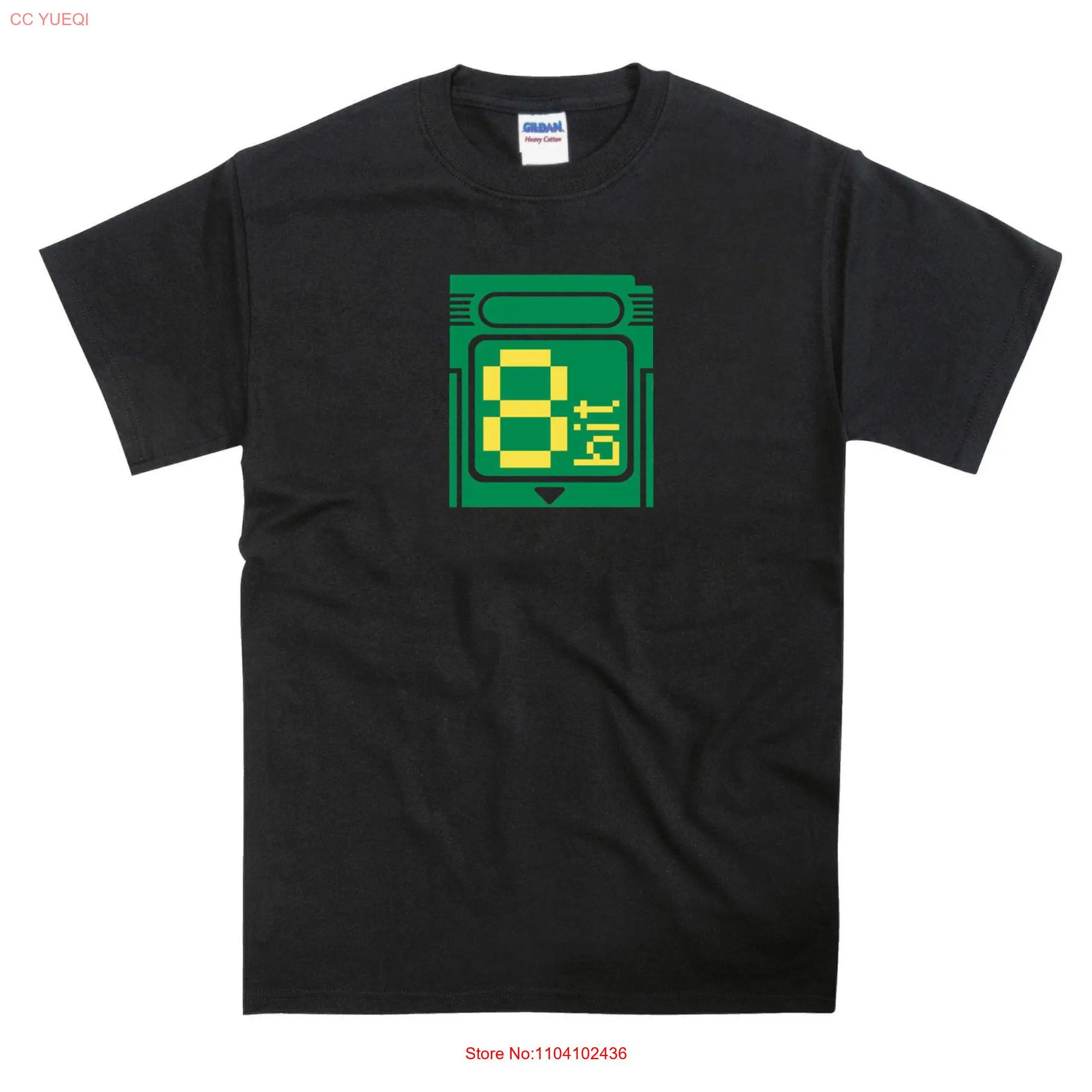 Gameboy Cartridge 8 Bit Tribute T shirt long or short sleeves