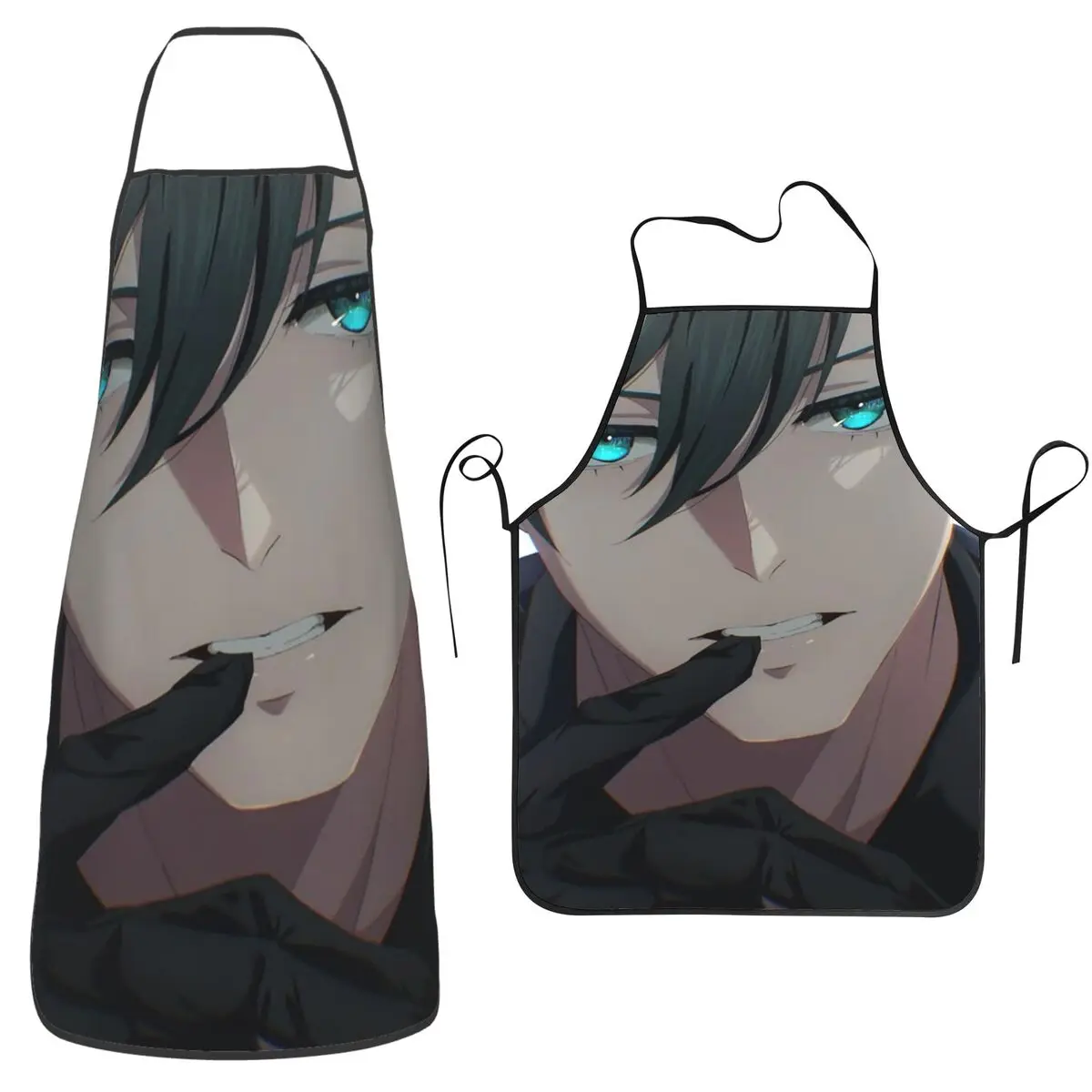 

Фартук Itoshi Rin Anime Blue Lock для шеф-повара, без рукавов, для кухни, уборки, садоводства, для женщин и мужчин