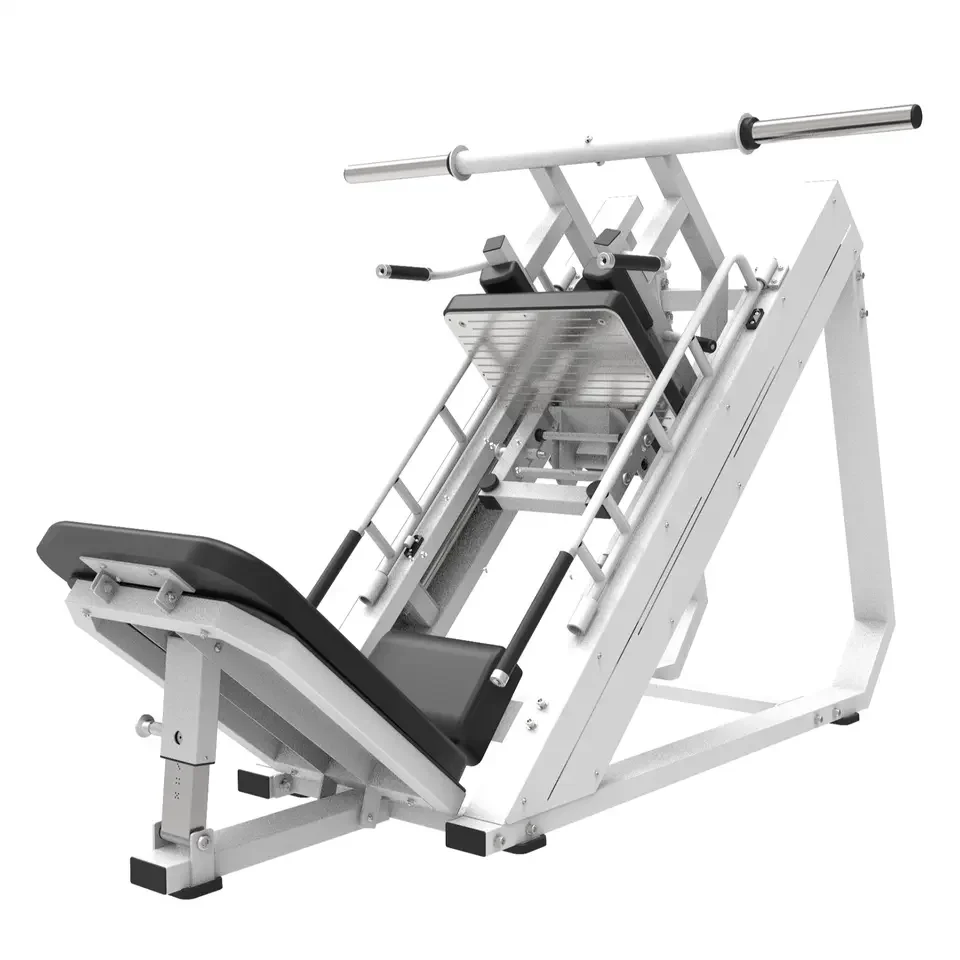 45 Degree Hack Slide Squat Leg Press Commercial Gym Steel Machine Leg Exercise Plate Loaded Leg Strength Training