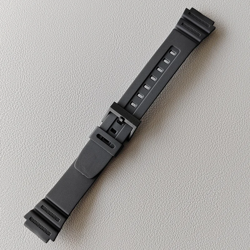 18mm Waterproof Comfortable Soft High Quality Rubber Resin Watch Strap For Casio G-SHOCK AE1200 Black Watchband Accessories